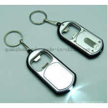 Soem-Metall-LED Flaschenöffner-Schlüsselring Keychain-Schlüsselring-Kette